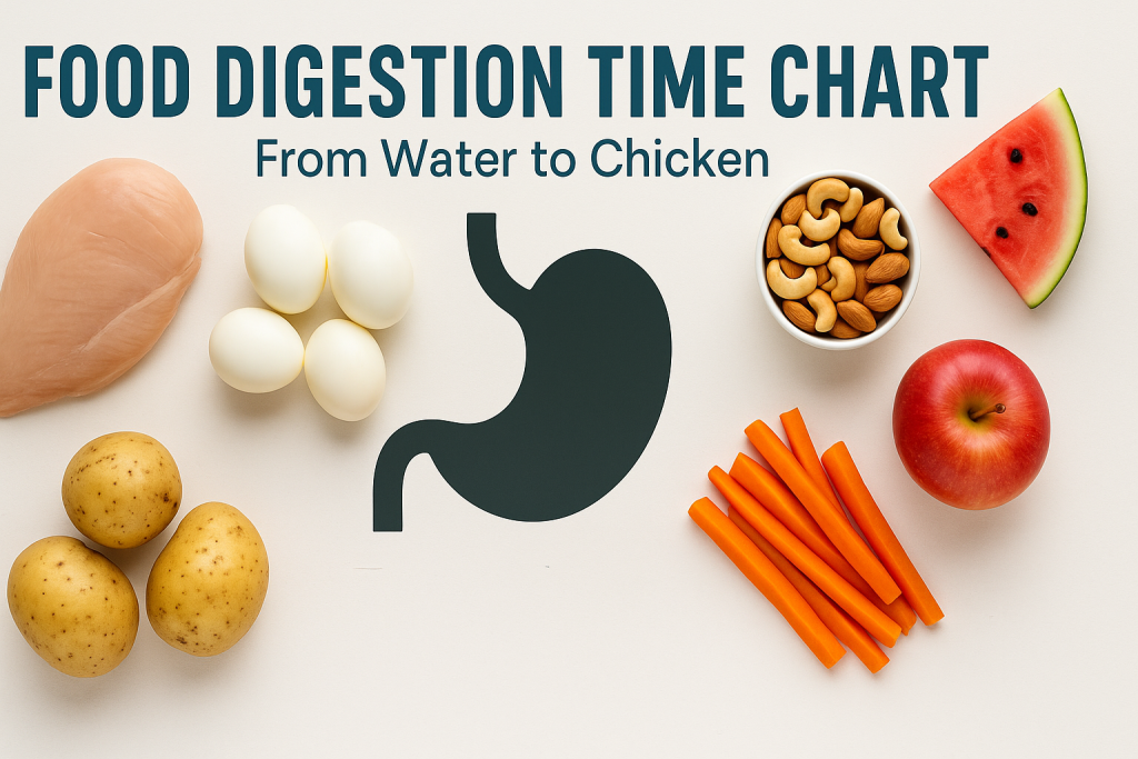Digestion Time Chart: Chicken, Eggs, Nuts & More