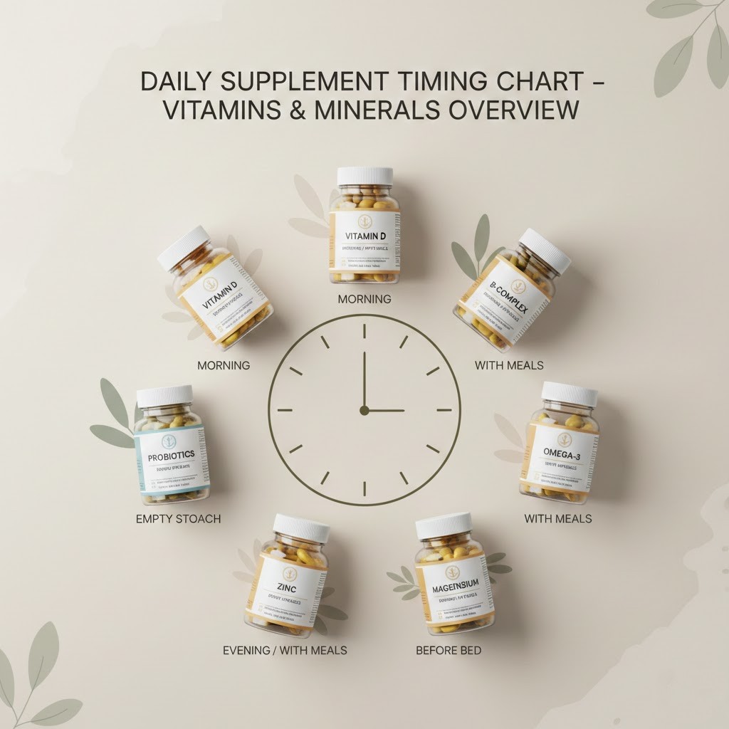 Best Time to Take Your Daily Supplements