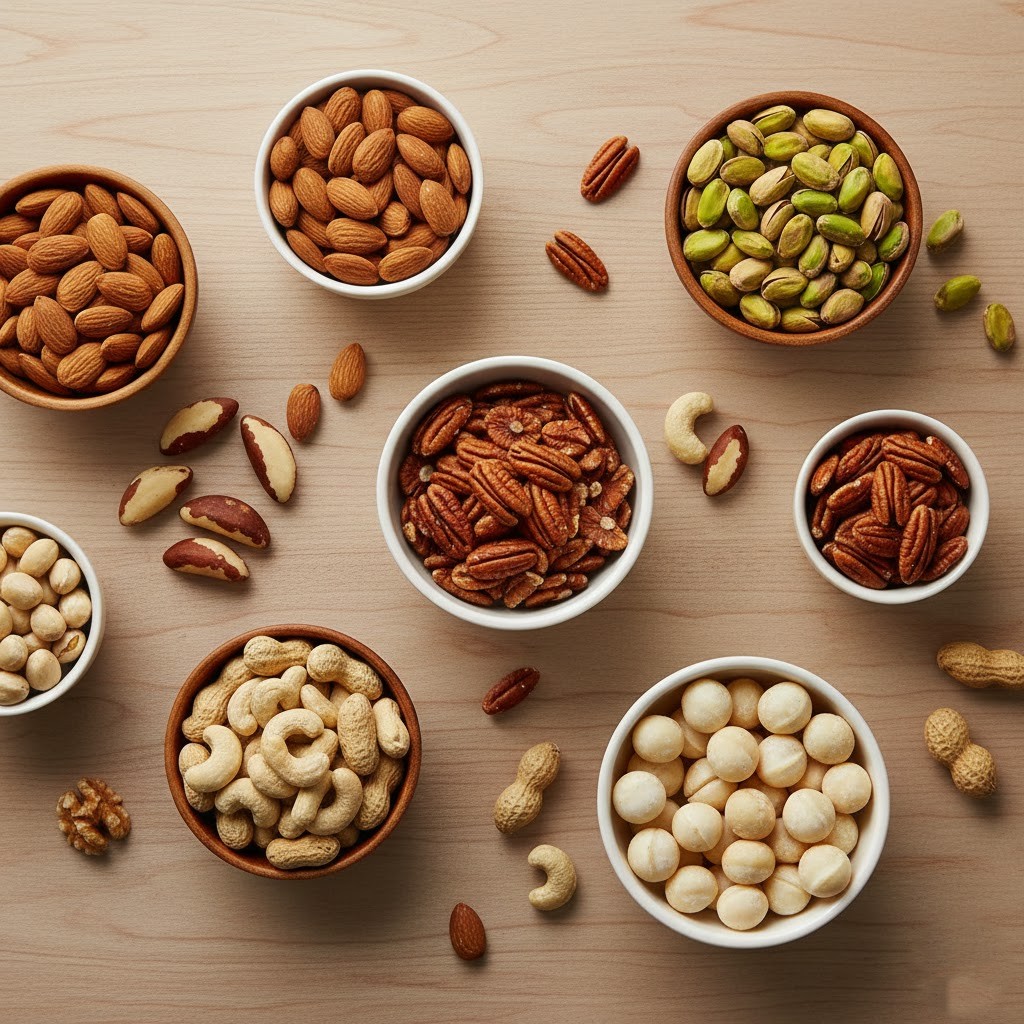 Health Benefits of Popular Nuts