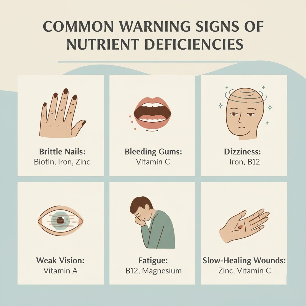 Warning Signs Your Body May Be Low in Key Nutrients