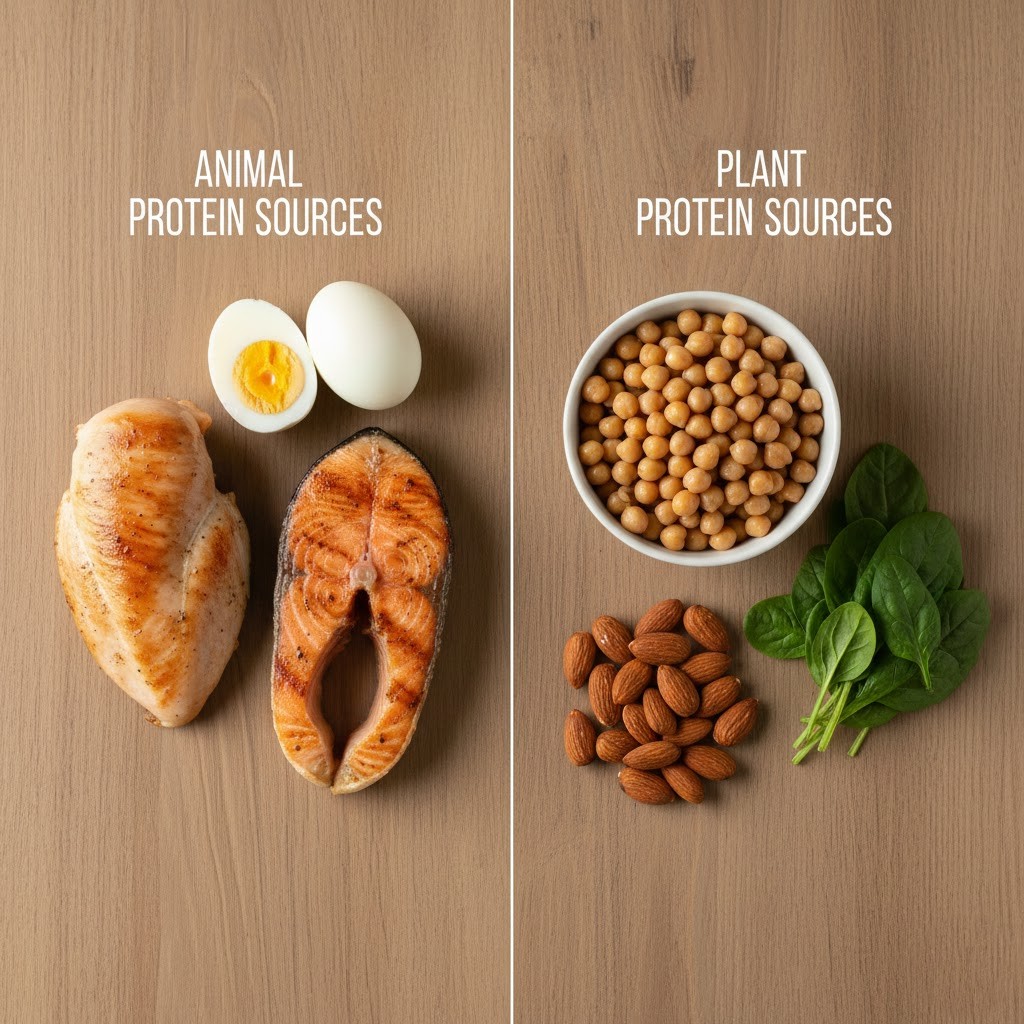 High-Protein Foods: Animal vs. Plant Sources