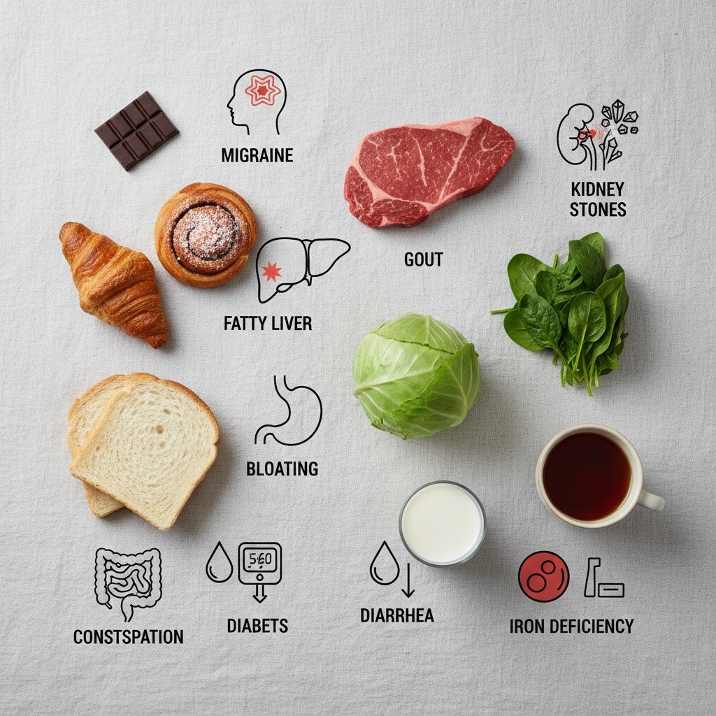 Foods to Avoid for Common Health Conditions