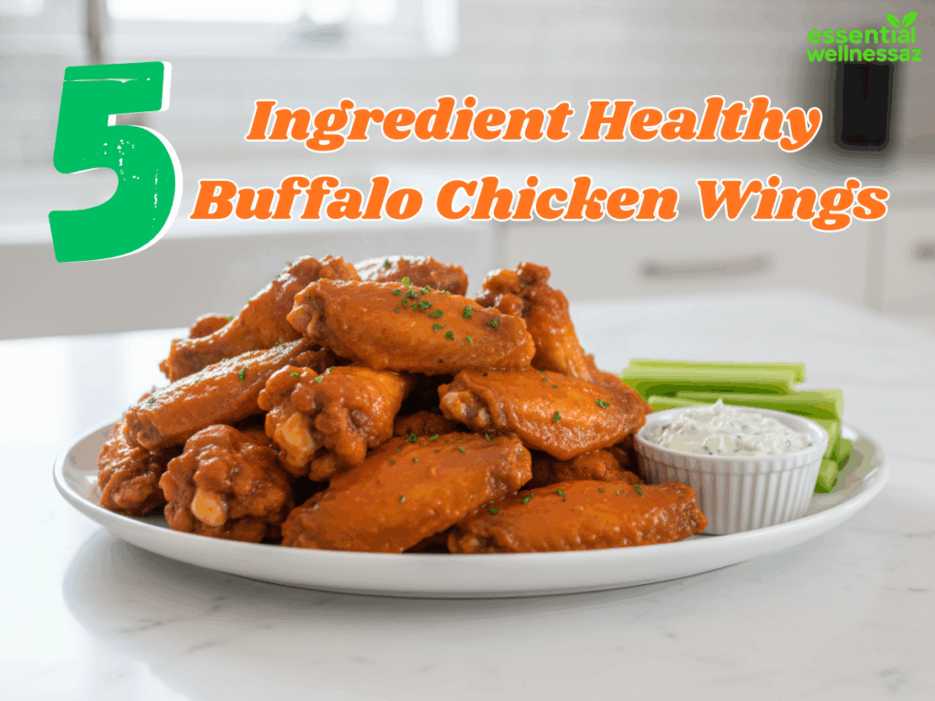 5-Ingredient Healthy Buffalo Chicken Wings