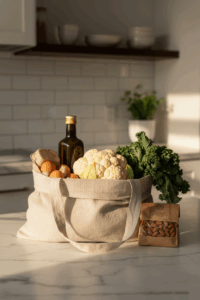 Vegetarian Keto Shopping List (Print + Save)