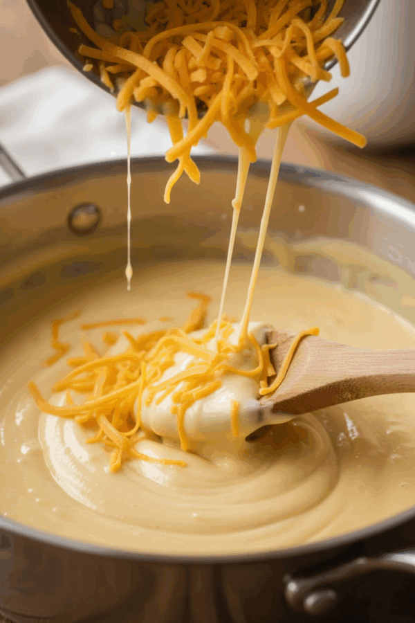 Step 4 — Melt the cheese