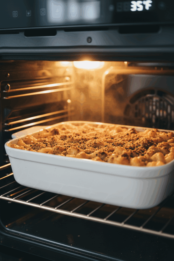 Step 8 — Bake (golden + bubbly)