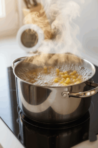 Step 1 — Boil pasta to al dente