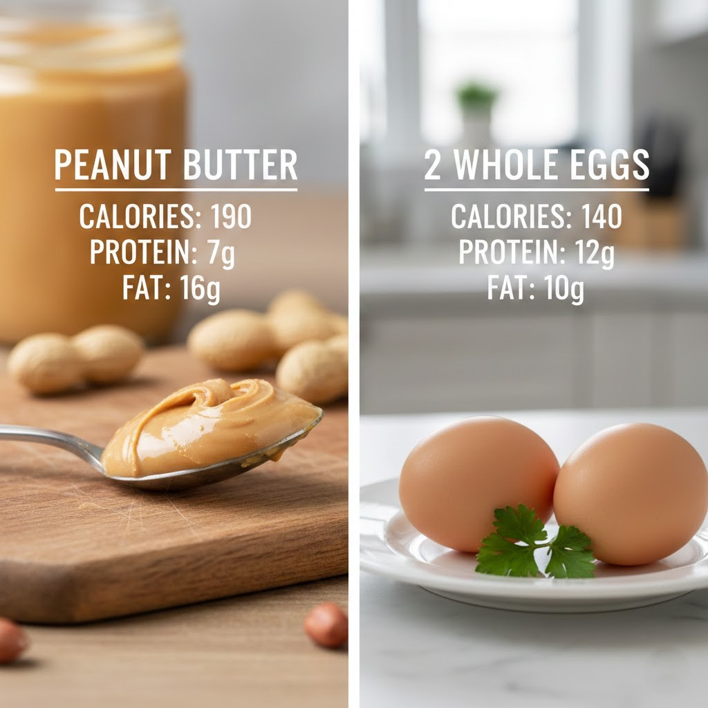 Peanut Butter vs Eggs: Which Is Healthier?