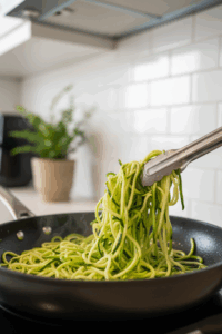 How to Make Zucchini Noodles With Pesto_4
