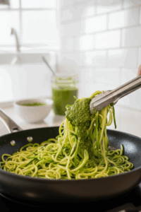 How to Make Zucchini Noodles With Pesto_6