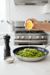 How to Make Zucchini Noodles With Pesto_8