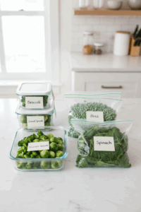 Shopping + storage tips to keep it easy (Vegetables Highest in Protein)