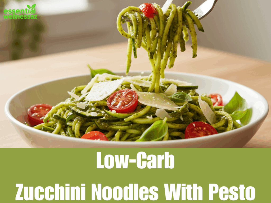 Low-Carb Zucchini Noodles With Pesto