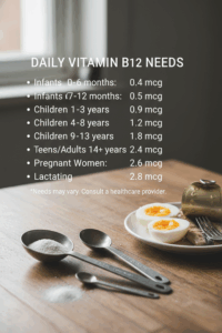 How Much Vitamin B12 Do You Need?