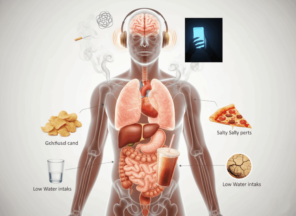 Organ Deterioration Habits That Harm Your Health