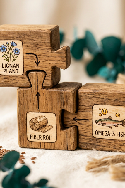 The 3-Lock System: how flax seeds for hormone balance work through lignans, fiber, and omega-3