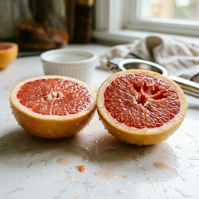 Grapefruit halves