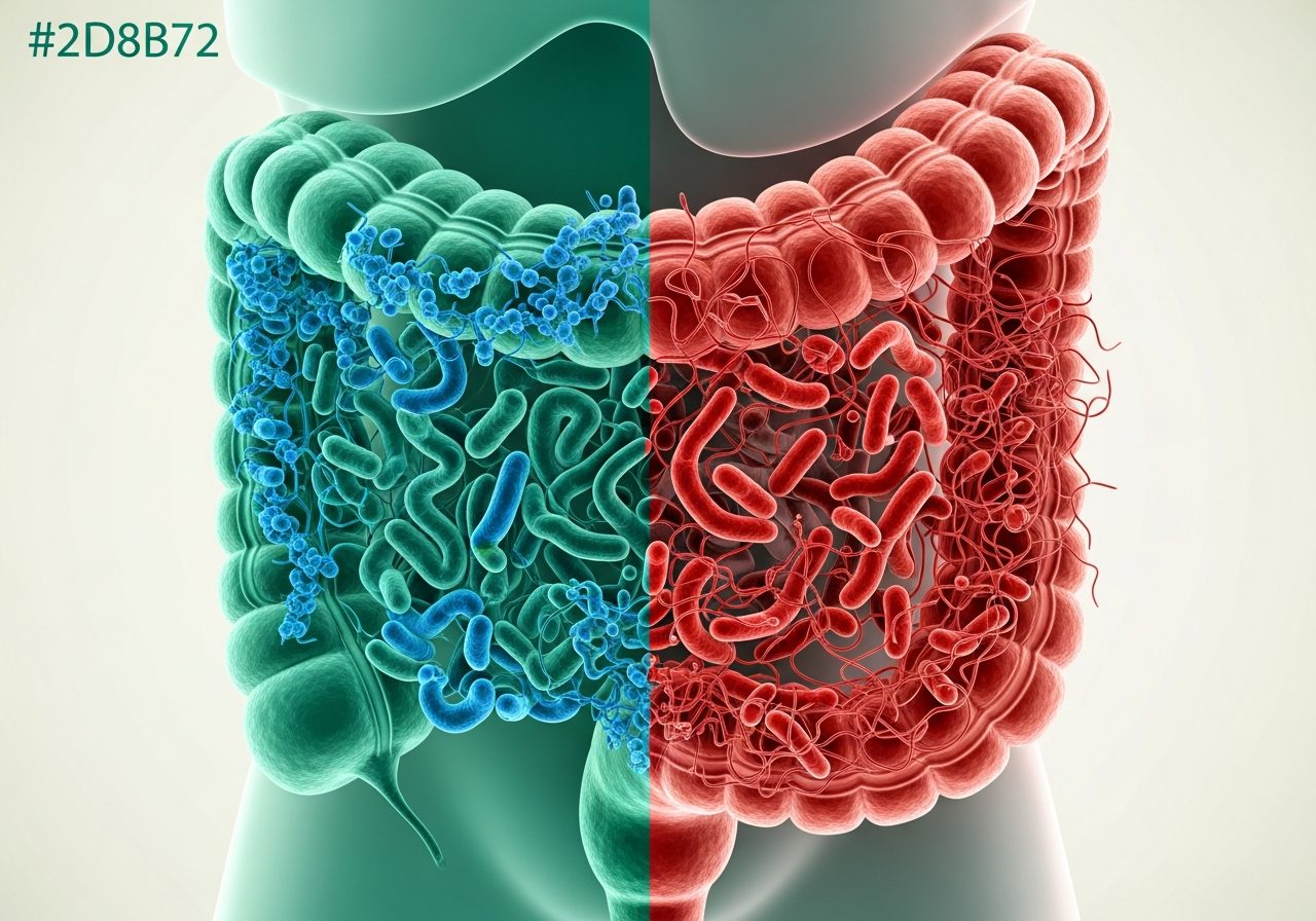 Alcohol's effect on gut microbiome balance and beneficial bacteria
