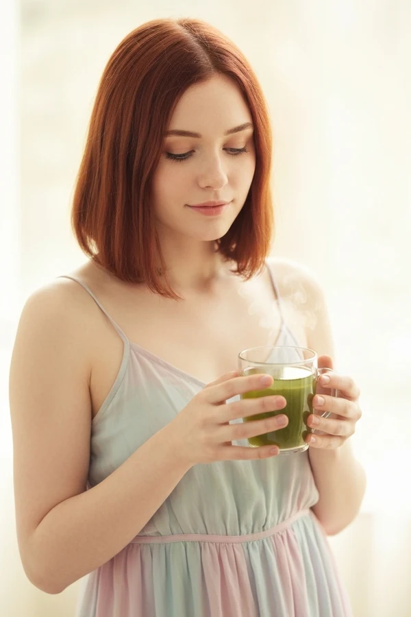 Gut health drinks support products with greens powder clean labels and pantry staples