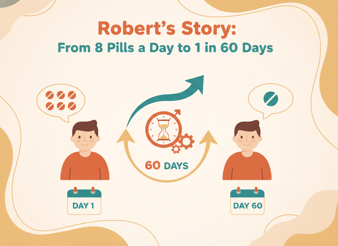 Robert's Story: From 8 Pills a Day to 1 in 60 Days