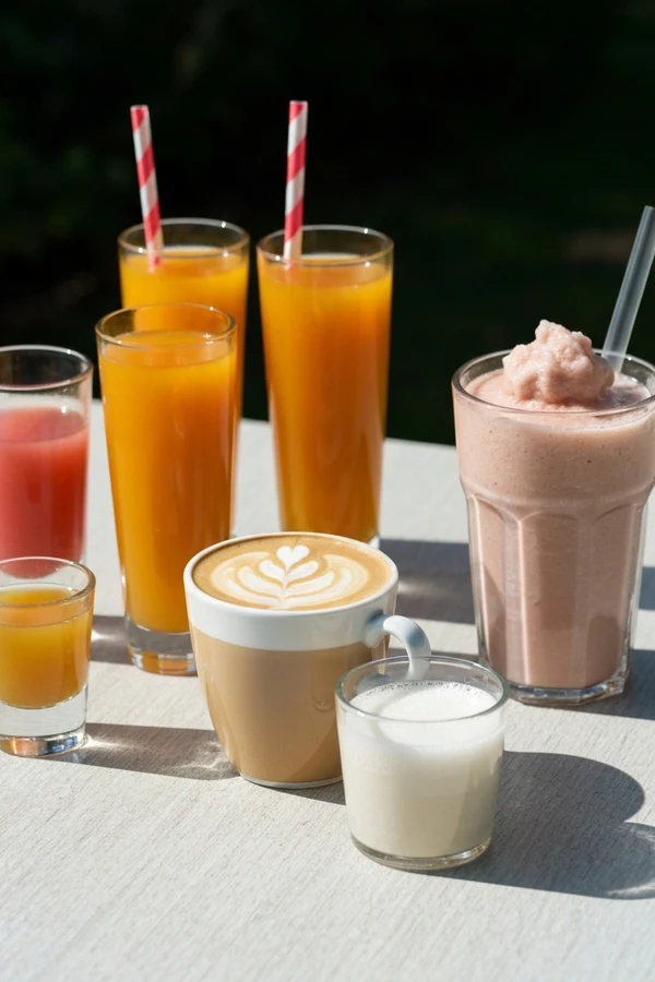 Overhyped homemade anti inflammatory drinks comparison with wellness shots juice drinks and sweet cafe beverages