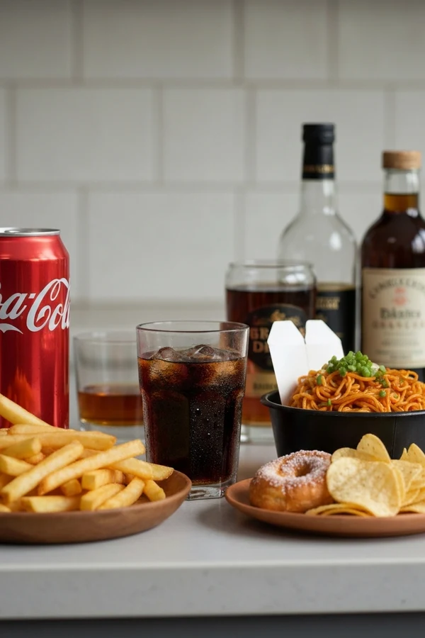 How to reduce gut inflammation quickly by avoiding fried foods soda alcohol pastries and chips