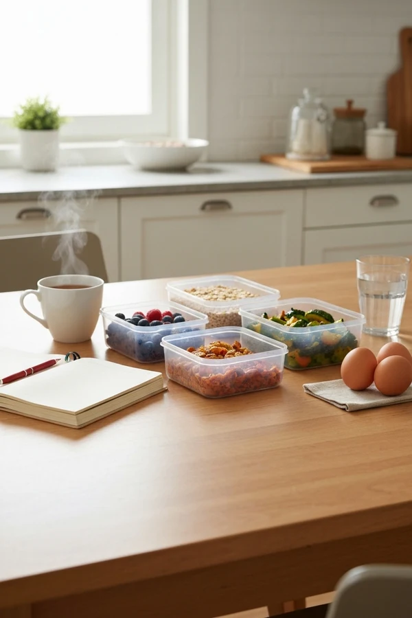 Improve gut health 7 day plan with simple meals tea notes and grocery basics