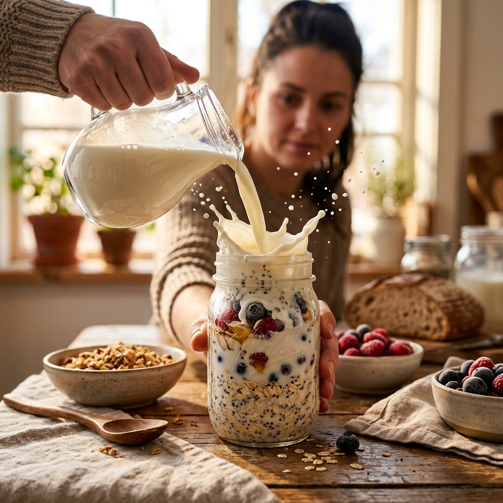 The Ultimate Overnight Oats With Chia Seeds Recipe (Synbiotic Gut Health)