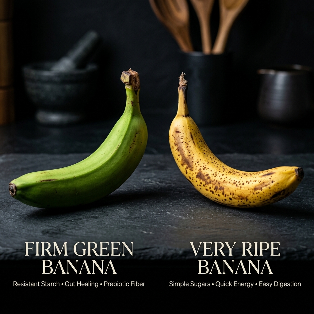 Green Banana vs Ripe Banana: The Gut Health Benefits of Resistant Starch