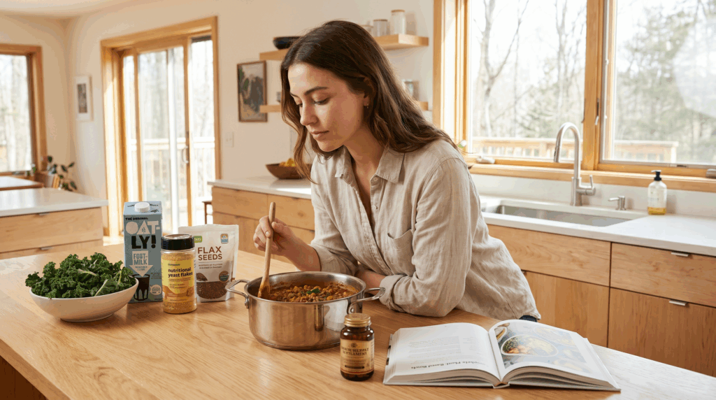 Vegan Vitamin Survival: B12, D, and Omega-3 (The Honest Guide)