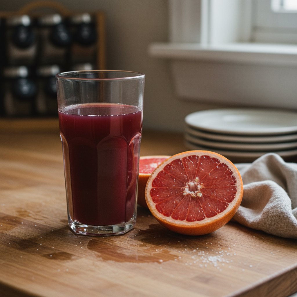 Cranberry juice and grapefruit, foods that can interact with warfarin