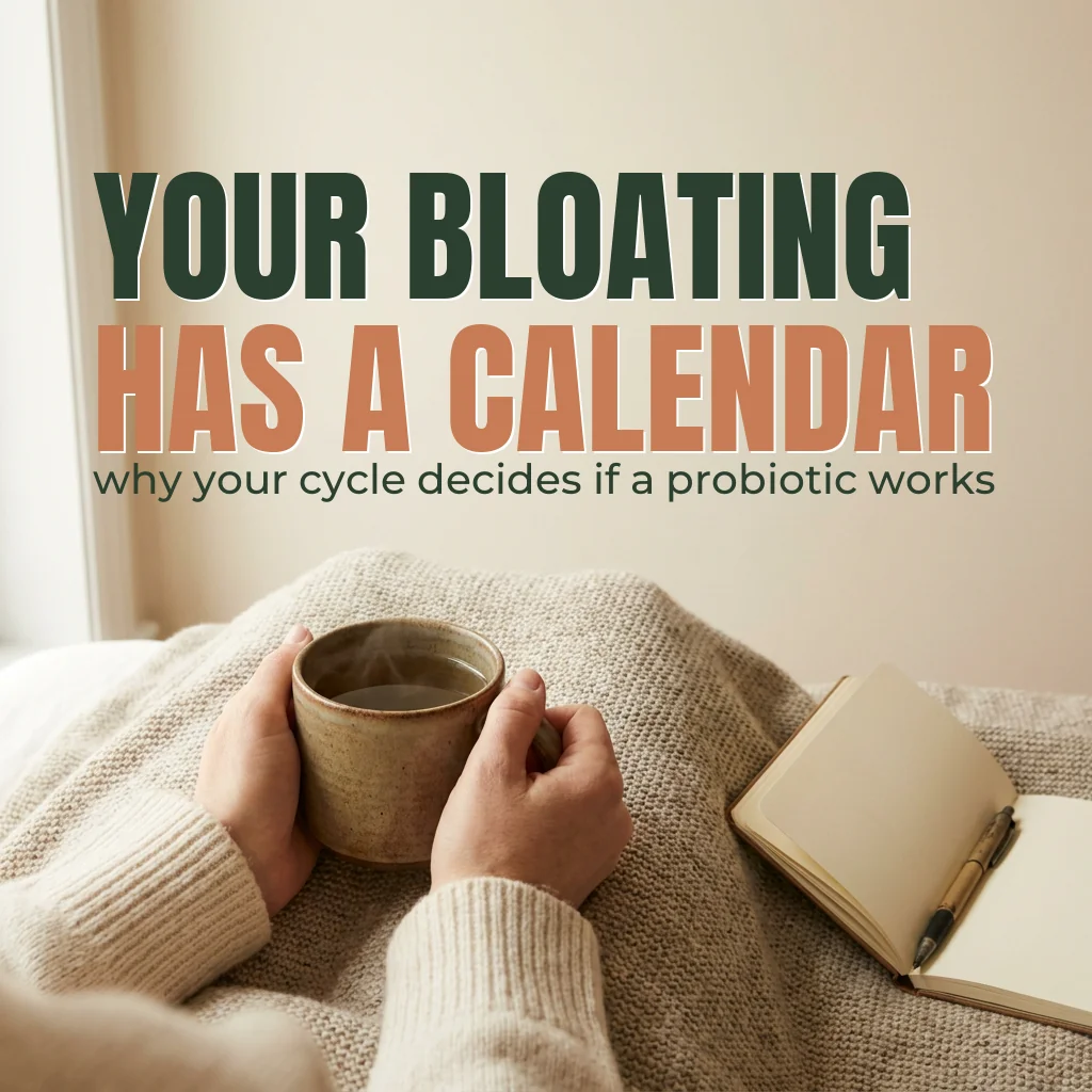 Best Probiotic for Bloating and Gas in Women: Why Your Cycle Decides