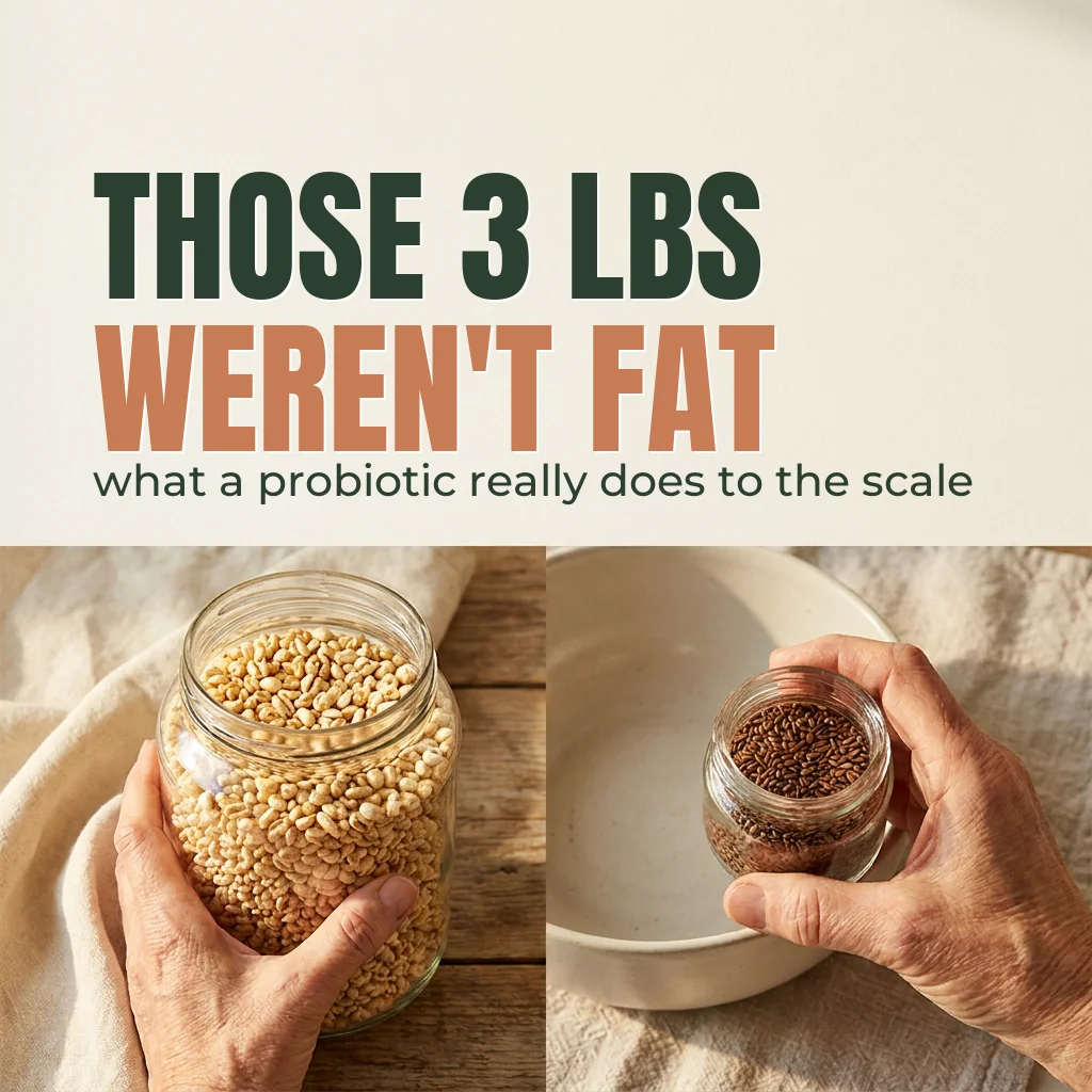 Best Probiotic for Bloating and Weight Loss: What the Scale Is Really Telling You