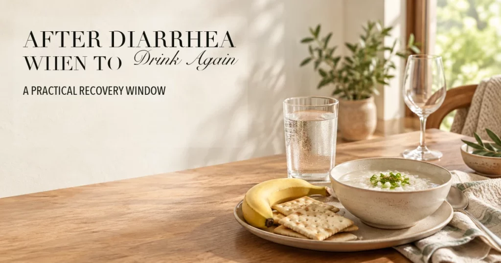 How Long After Diarrhea Can You Drink Alcohol?
