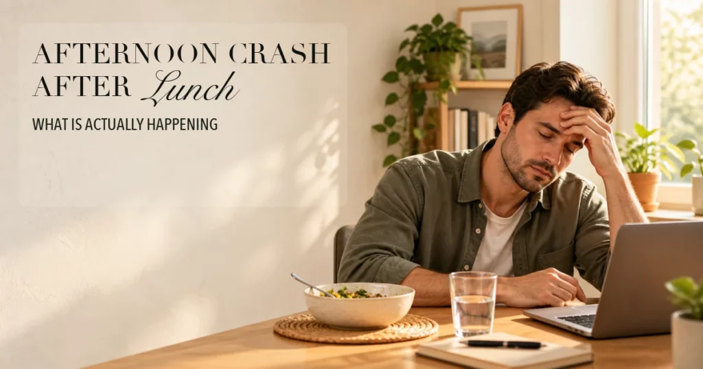 Afternoon Crash After Lunch: What Is Actually Happening?