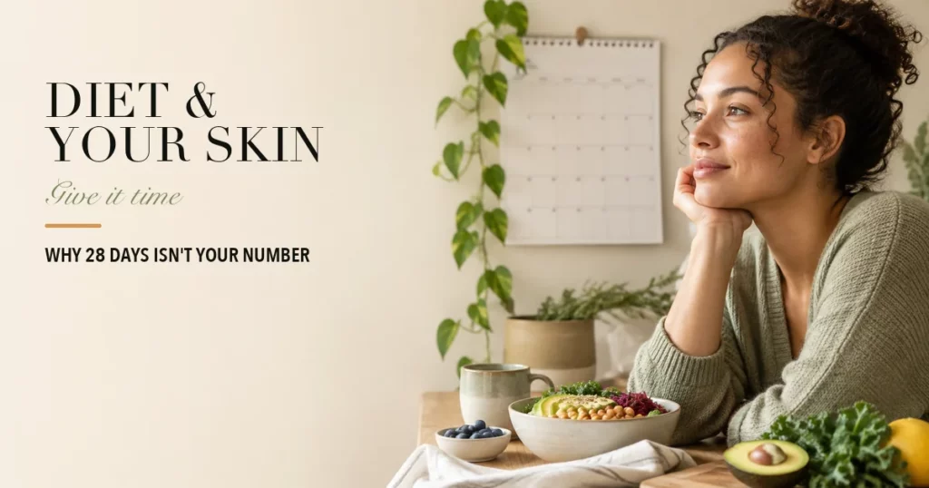 How Long Does It Take for Diet to Affect Your Skin? The 28-Day Number Isn’t Yours