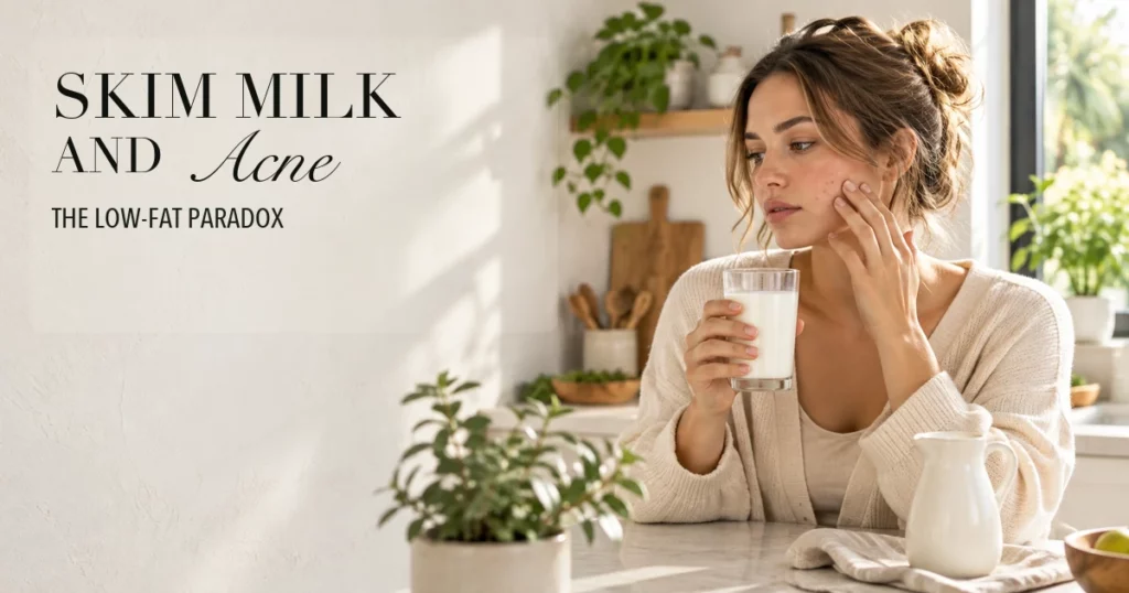 Does Skim Milk Cause Acne? The Low-Fat Paradox